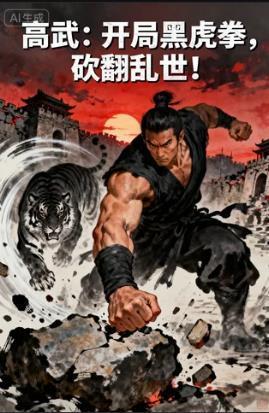 高武：開局黑虎拳，砍翻亂世！封面