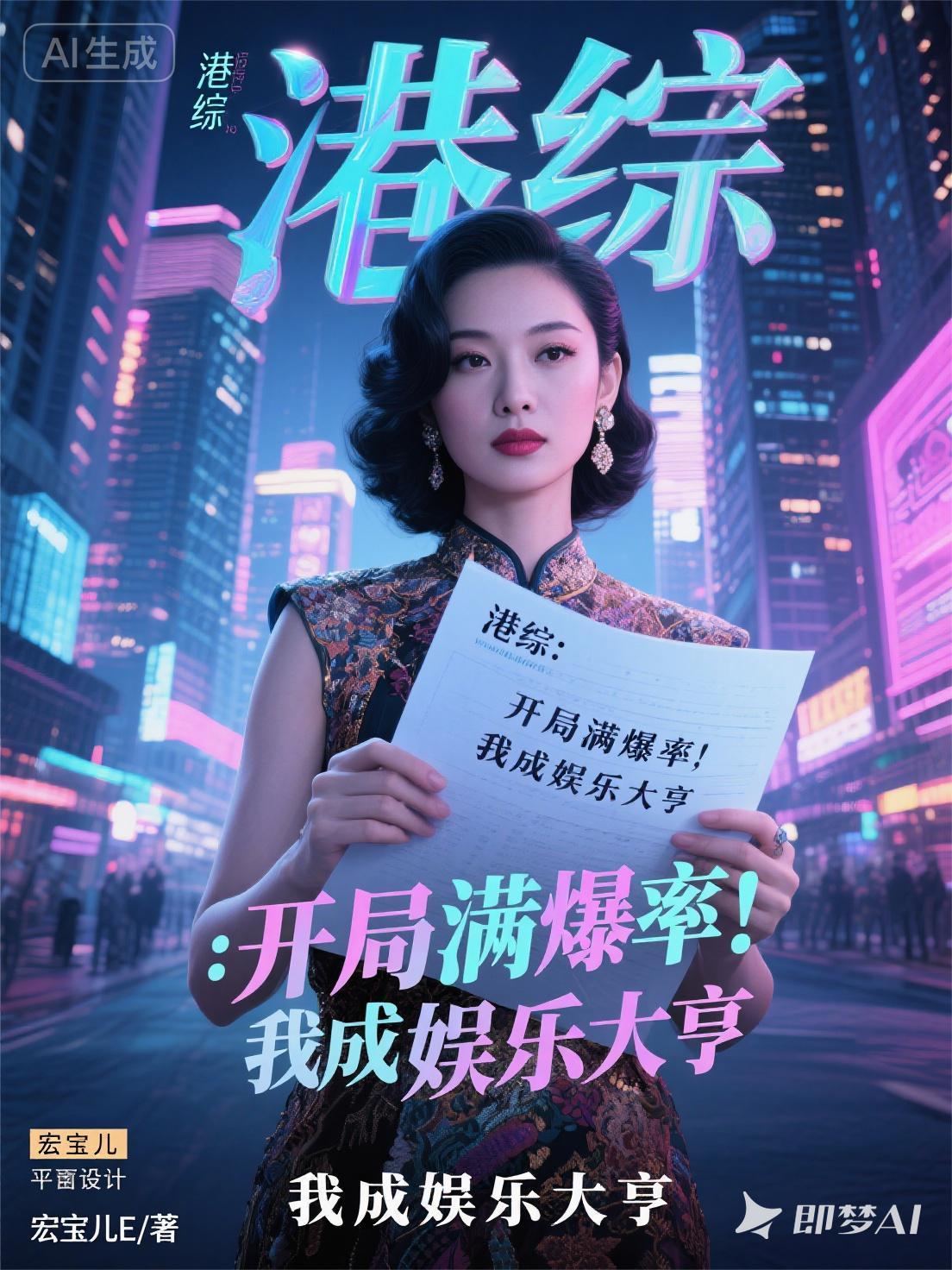 港綜：開局滿爆率，我成娛樂大亨封面